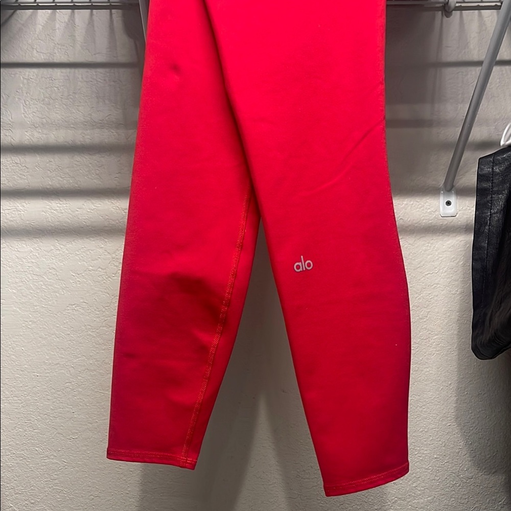 ALO Yoga high waist airlift red Leggings